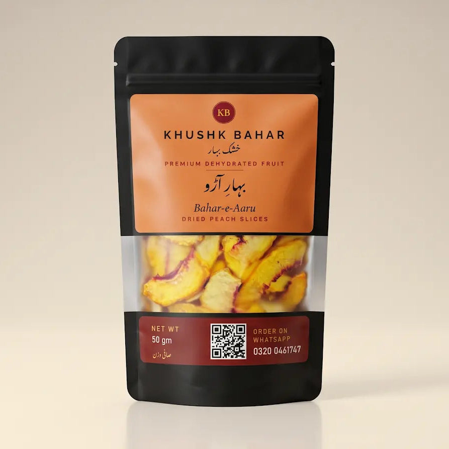 Bahar-e-Aaru — Tangy Dried Peach with Kala Namak